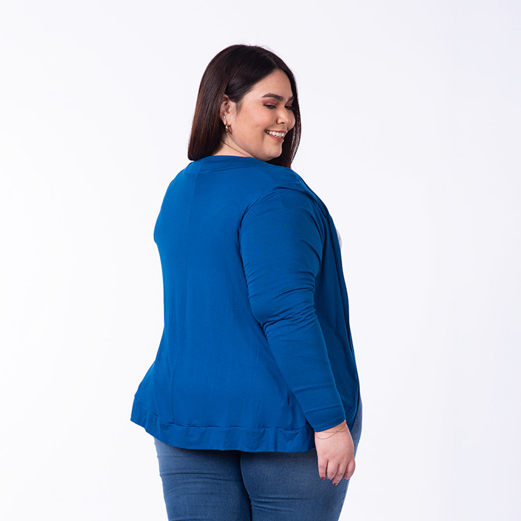 Capa Magnolia Manga Larga Mujer - 2x S/35.00