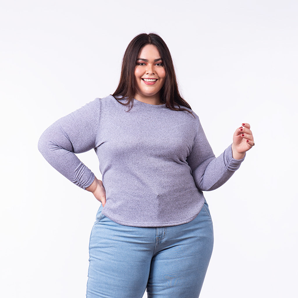 Polo Magnolia Rayon Manga Larga 2x y 3x