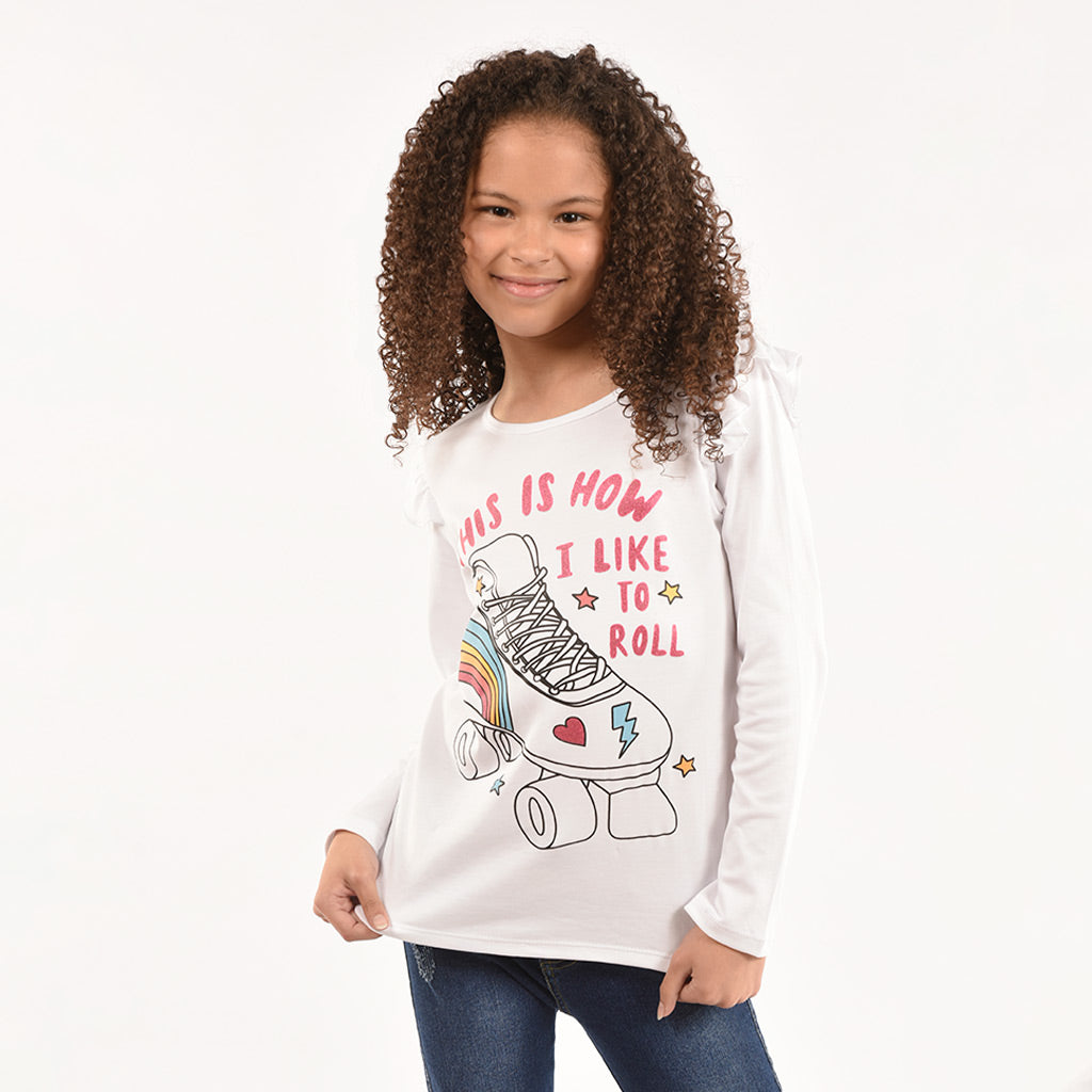 Polo Essie Manga Larga Niña