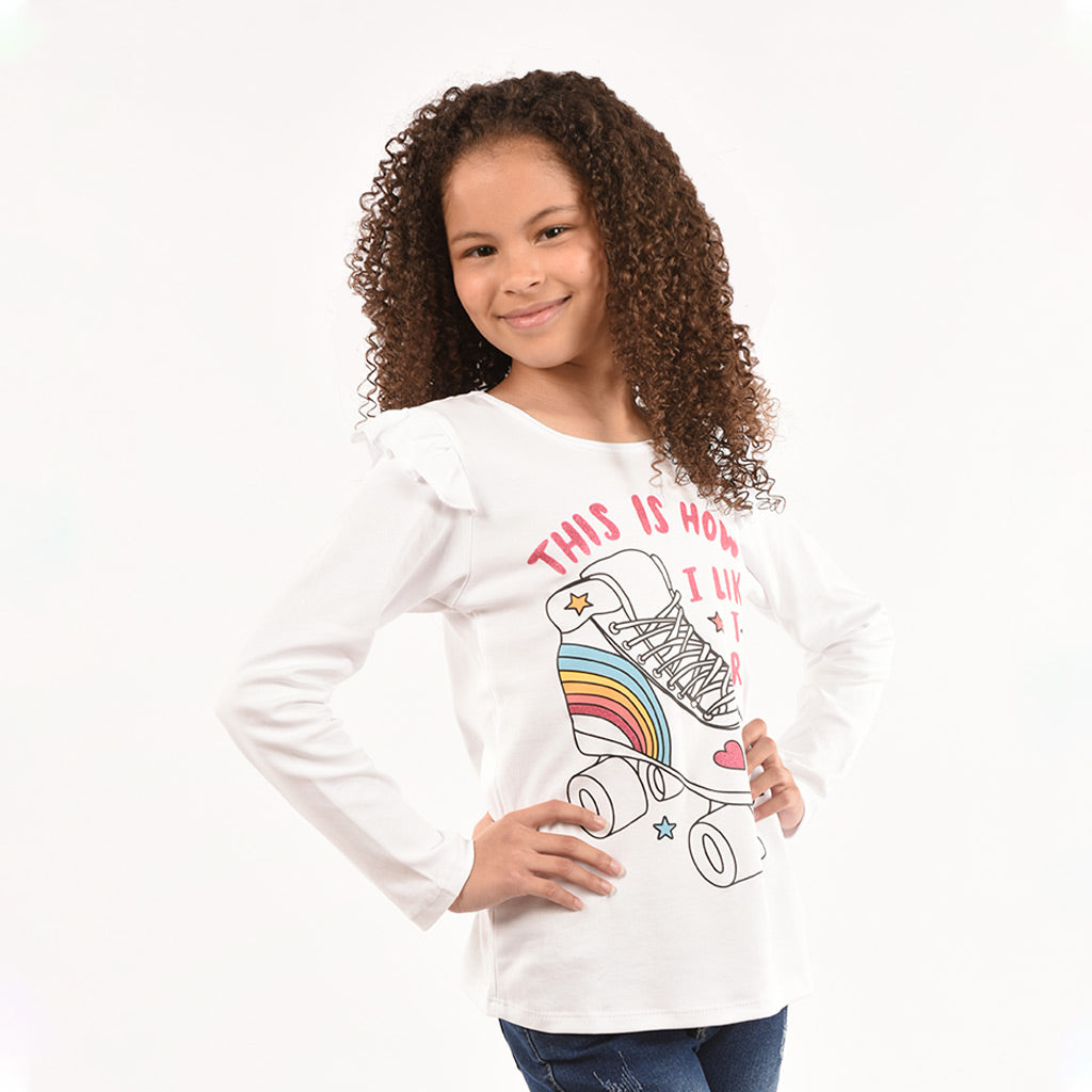 Polo Essie Manga Larga Niña