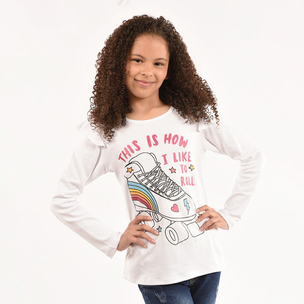 Polo Essie Manga Larga Niña