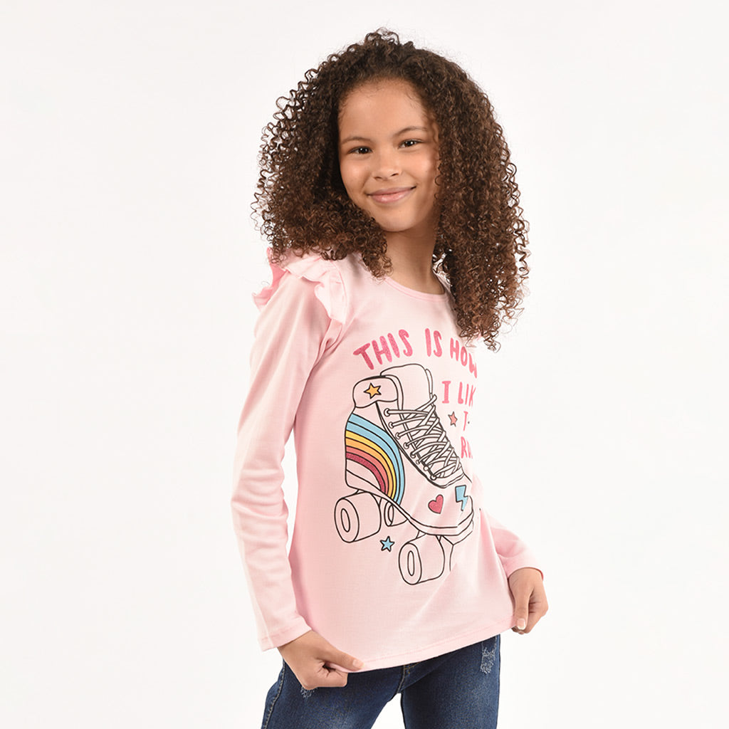 Polo Essie Manga Larga Niña