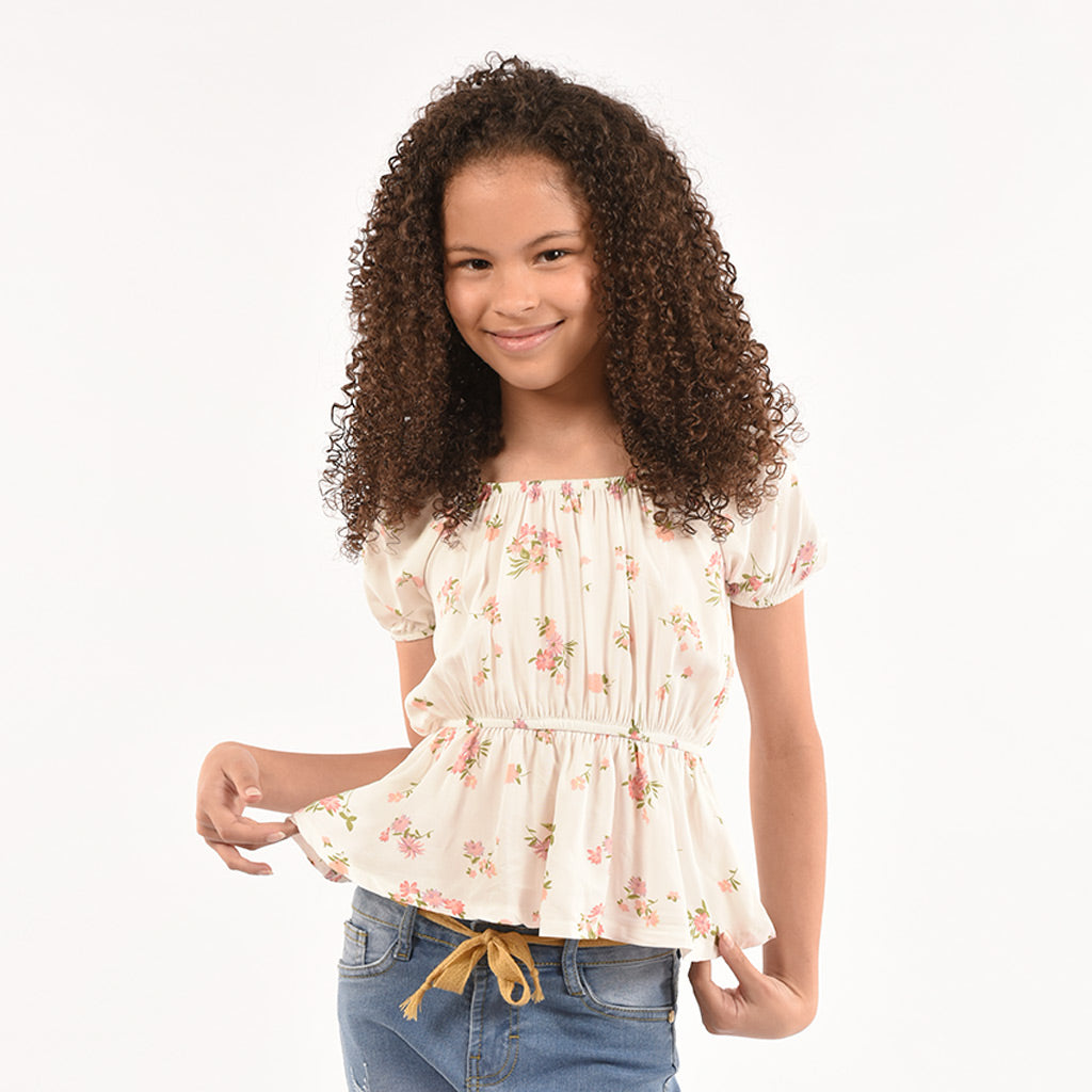 Blusa Essie Manga Corta Niña