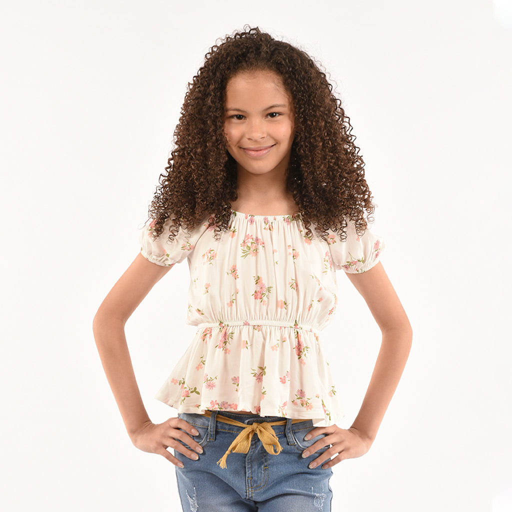 Blusa Essie Manga Corta Niña