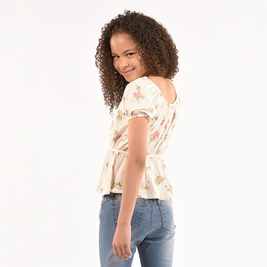 Blusa Essie Manga Corta Niña