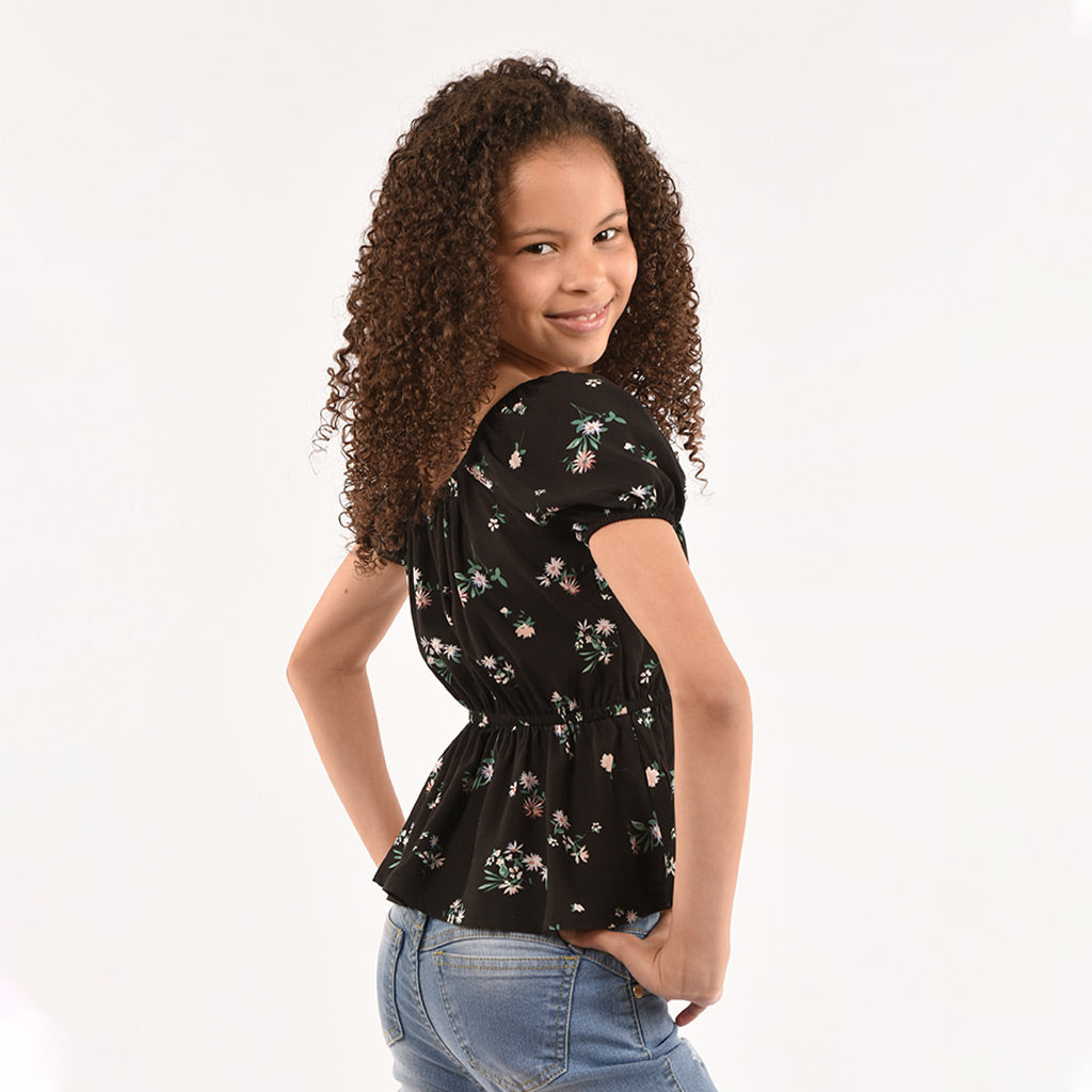 Blusa Essie Manga Corta Niña