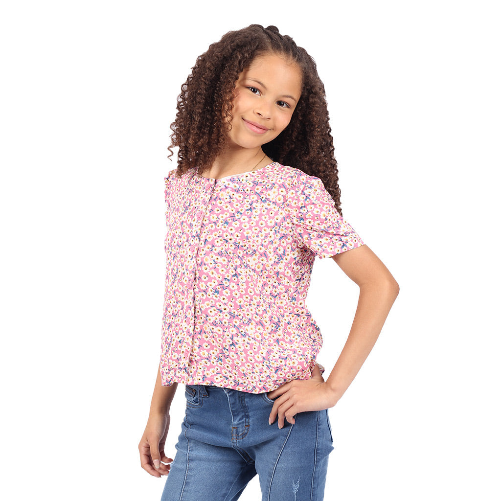 Blusa Essie Manga Corta Niña
