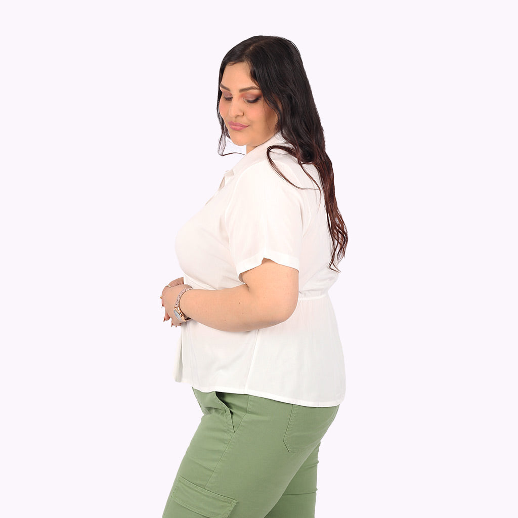 Blusa Magnolia Manga Corta