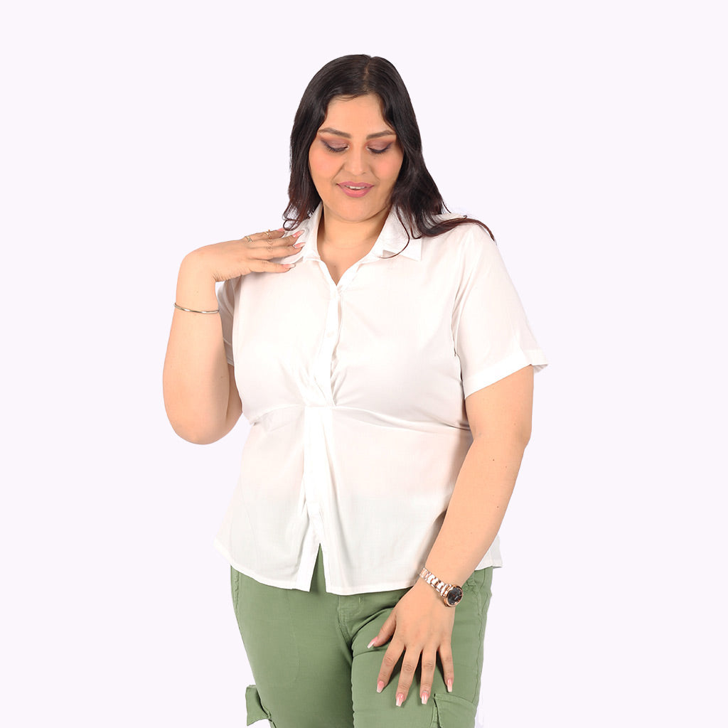 Blusa Magnolia Manga Corta