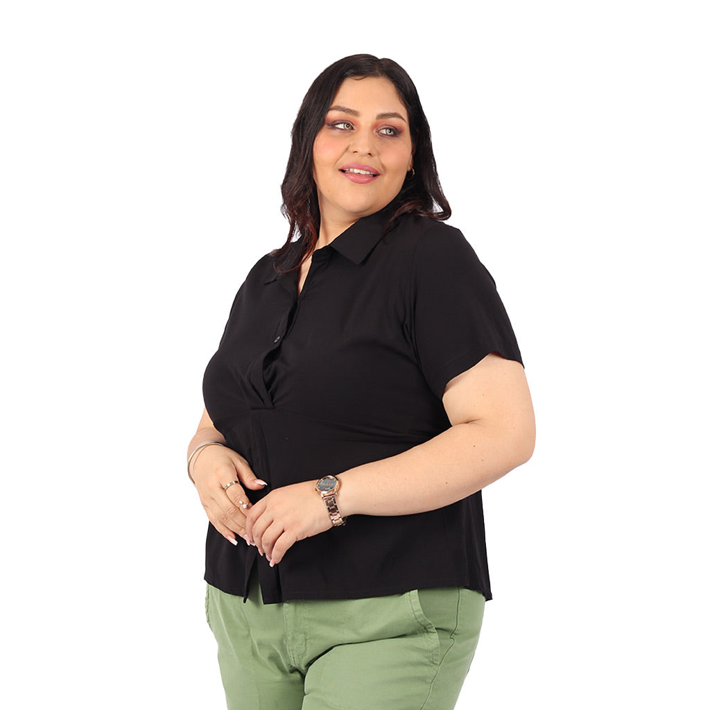 Blusa Magnolia Manga Corta