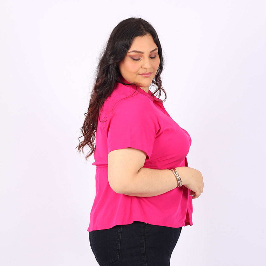 Blusa Magnolia Manga Corta