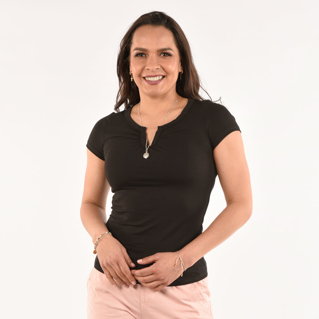 Polo Ethiopia Manga Corta Mujer