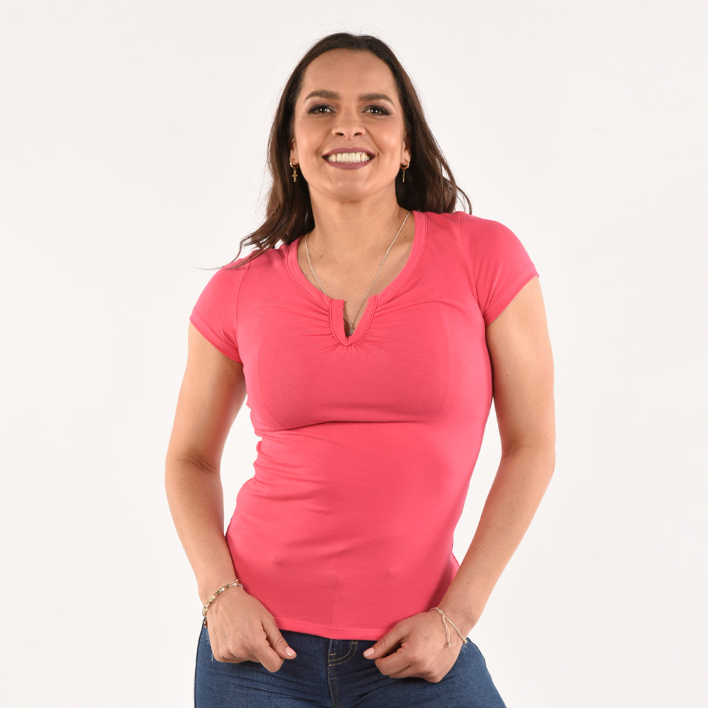 Polo Ethiopia Manga Corta Mujer