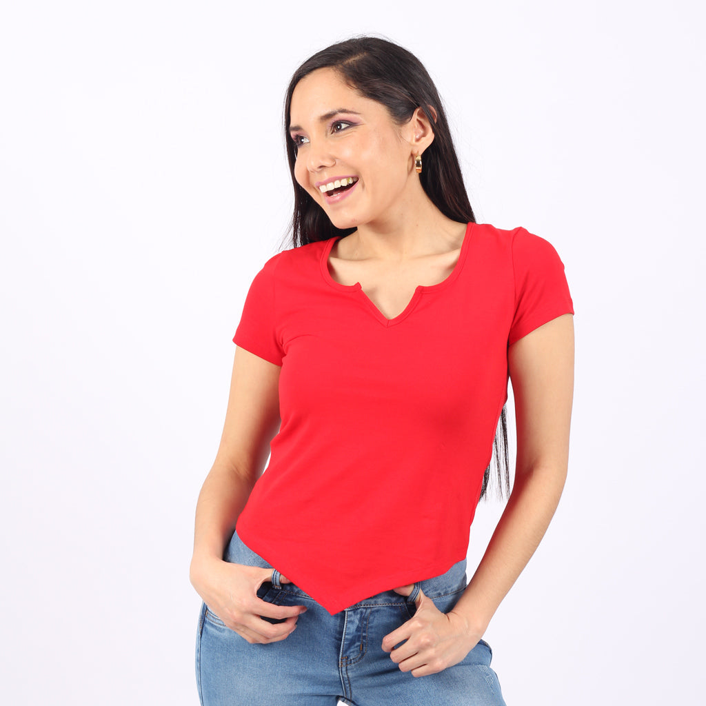 Polo Ethiopia Algodon Manga Corta Mujer