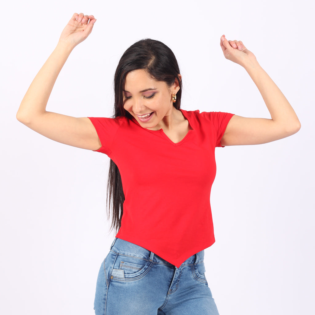 Polo Ethiopia Algodon Manga Corta Mujer