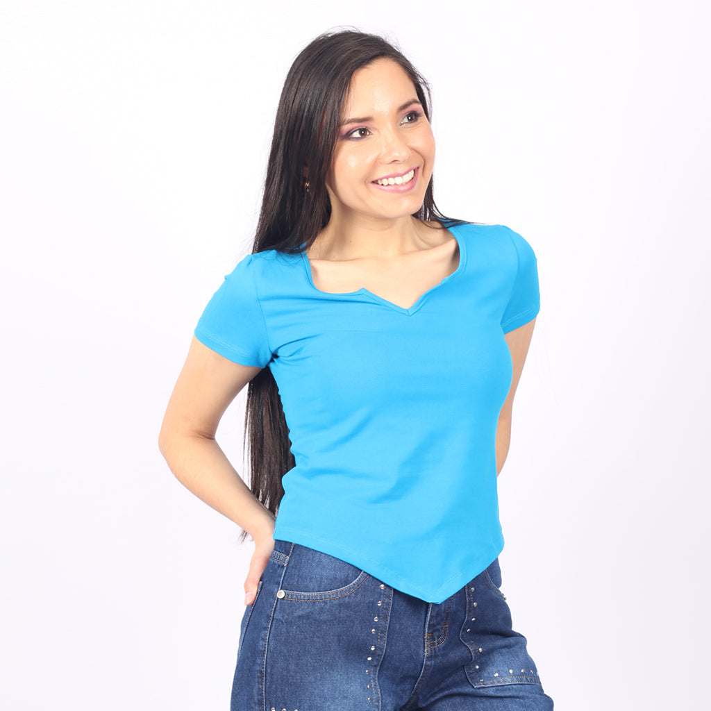 Polo Ethiopia Algodon Manga Corta Mujer