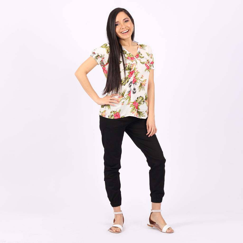 Jogger Ethiopia Drill Tafeta Strech Mujer