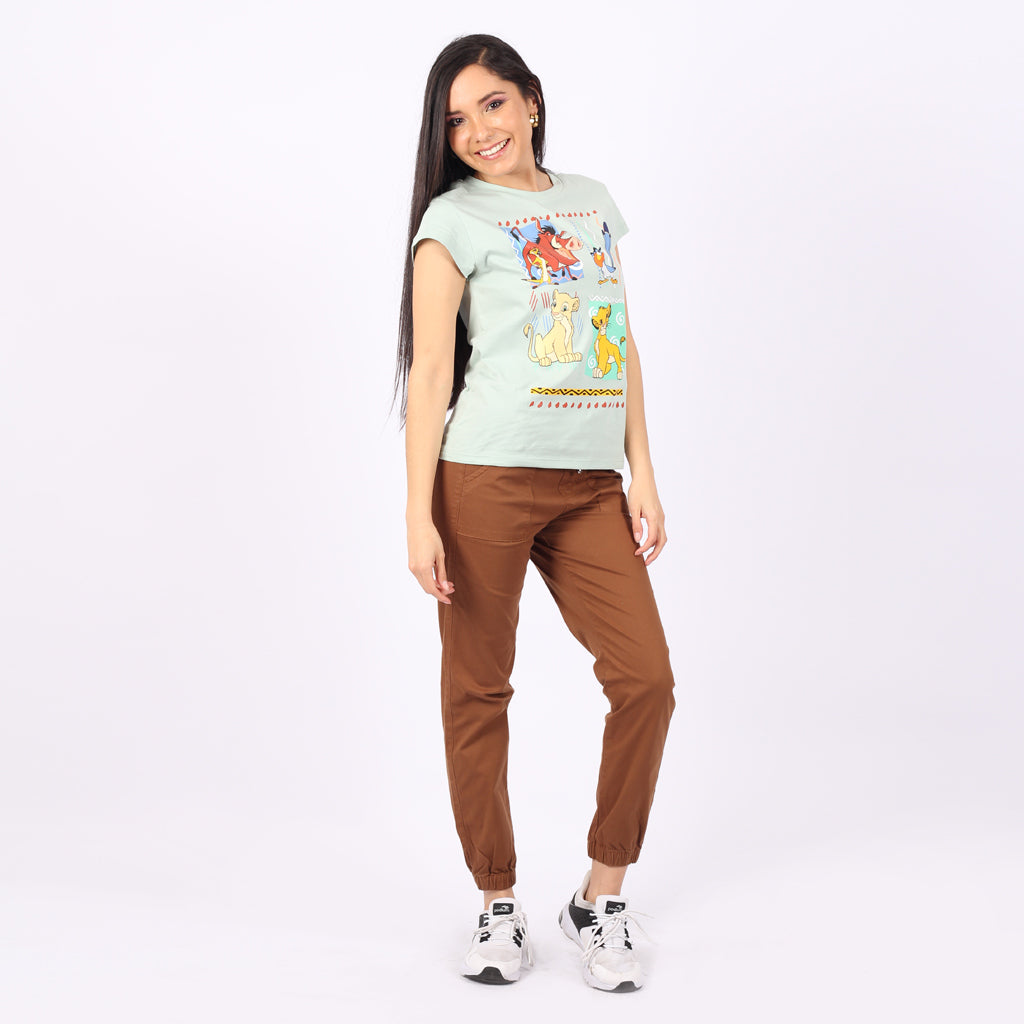 Jogger Ethiopia Drill Tafeta Strech Mujer