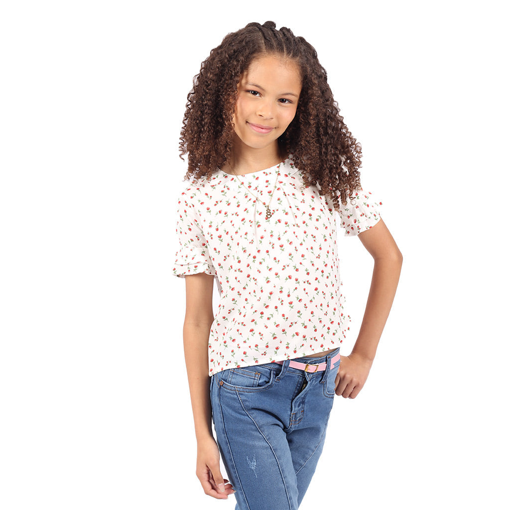 Blusa Essie Manga Corta Niña