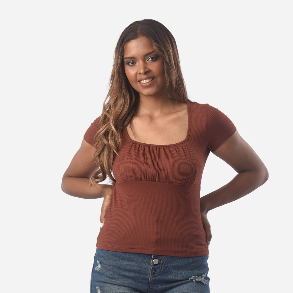 Polo Ethiopia Algodón Manga Corta Mujer