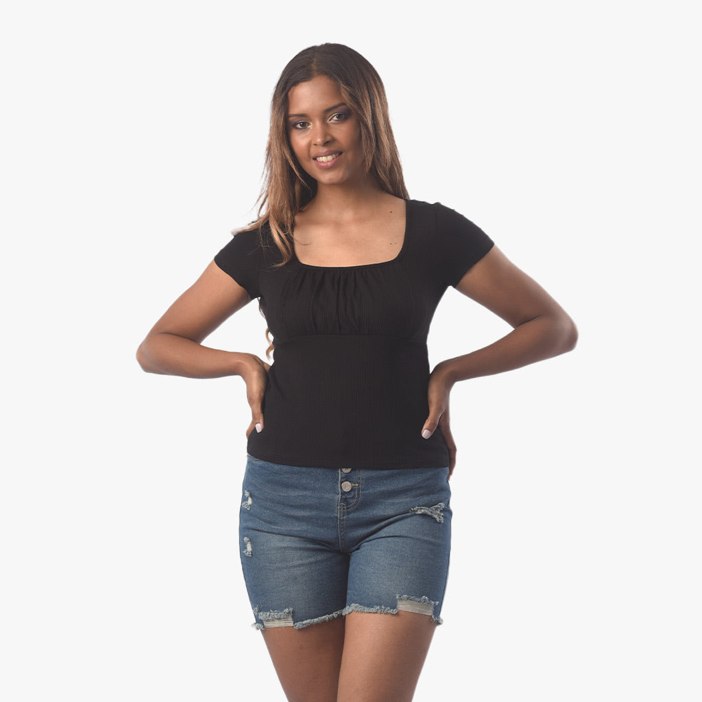 Polo Ethiopia Algodón Manga Corta Mujer