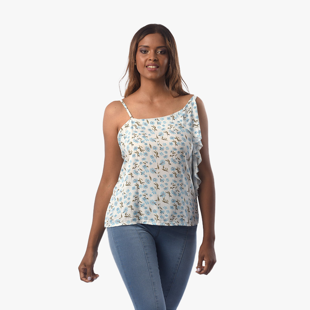 Blusa Ethiopia Challis Manga Cero Mujer