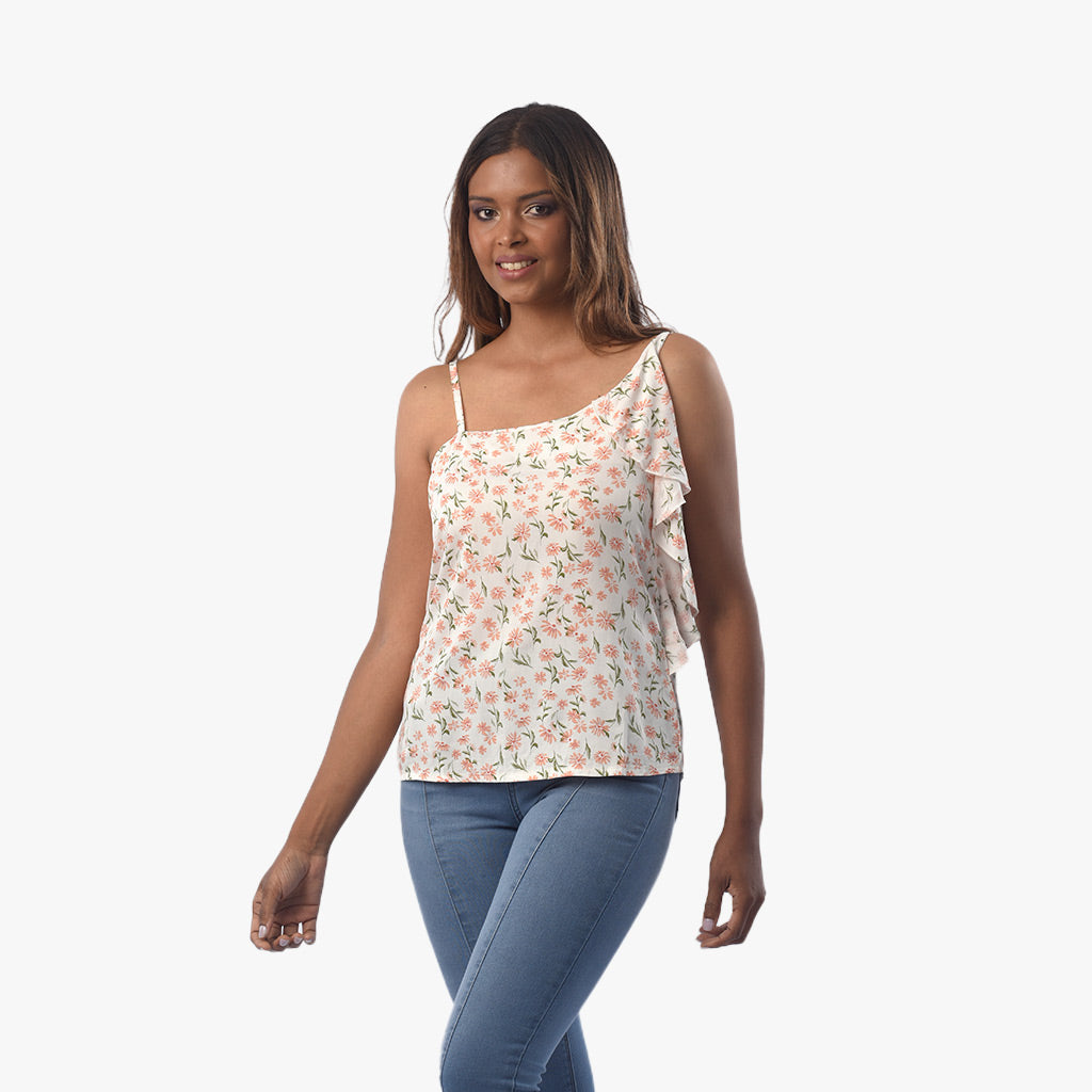 Blusa Ethiopia Challis Manga Cero Mujer