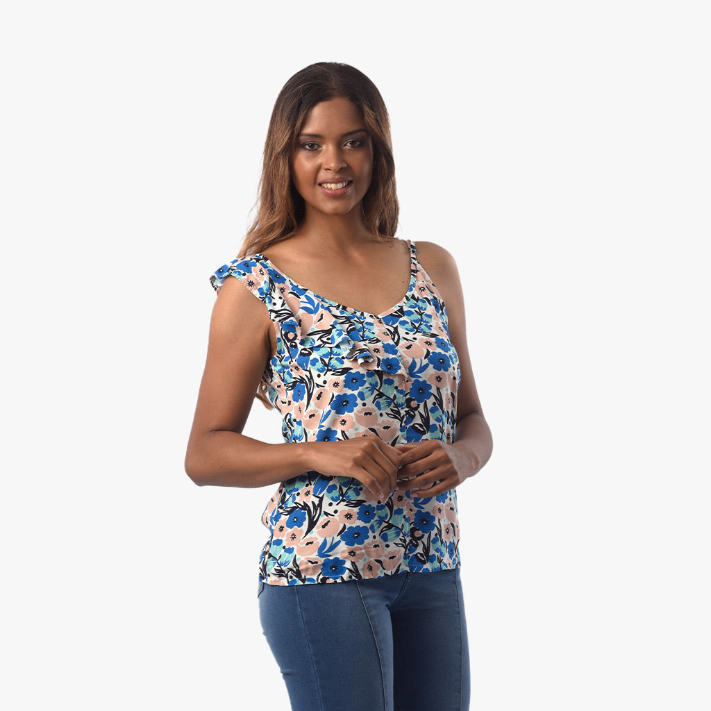 Blusa Ethiopia Chalis Manga Cero Mujer