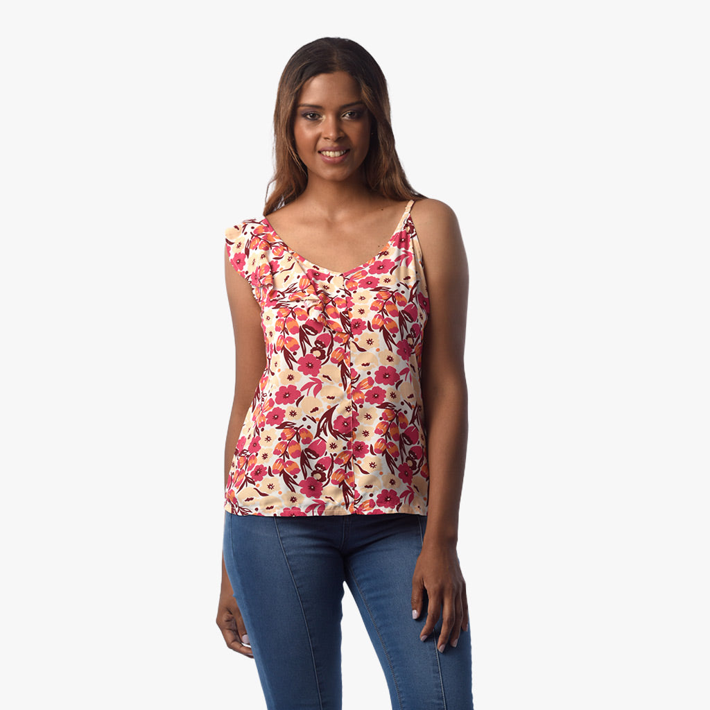 Blusa Ethiopia Chalis Manga Cero Mujer