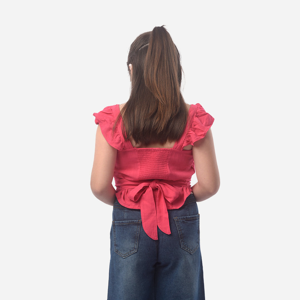 Blusa Essie Challis Manga Cero Niña