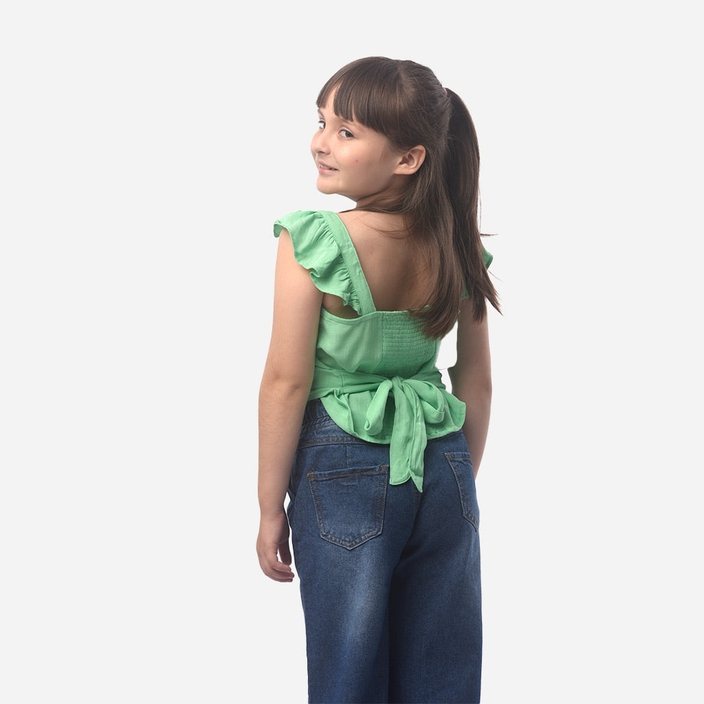 Blusa Essie Challis Manga Cero Niña