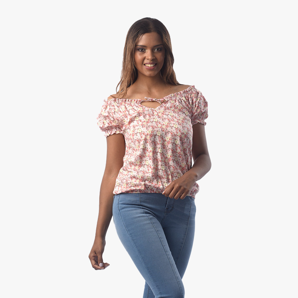Blusa Ethiopia Rayon Varios Manga Corta Mujer