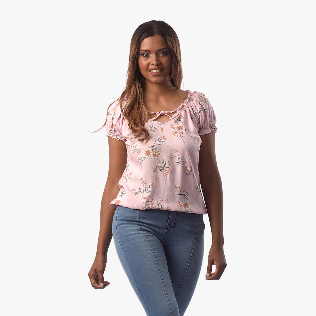 Blusa Ethiopia Rayon Varios Manga Corta Mujer