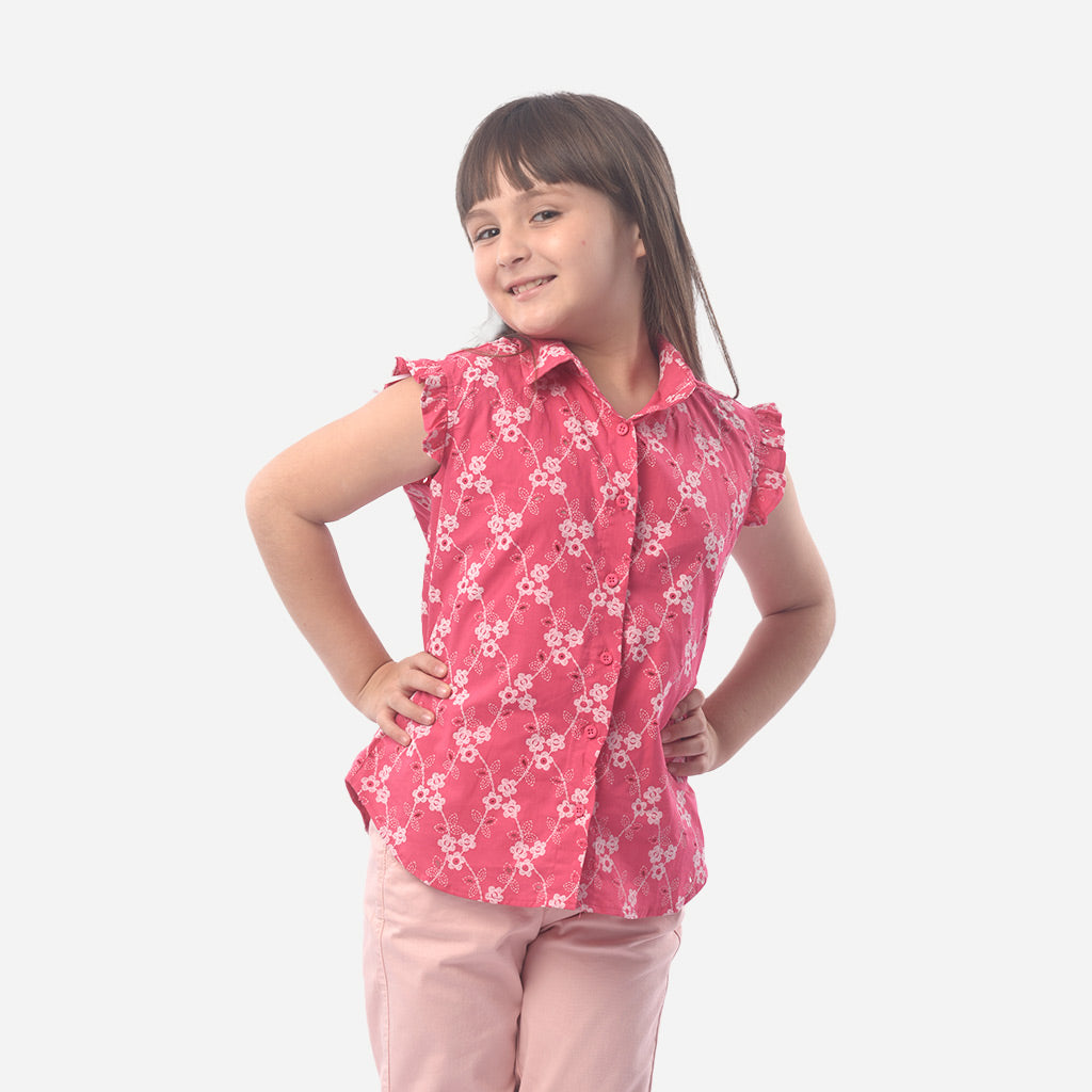Blusa Essie Challis Manga Cero Niña