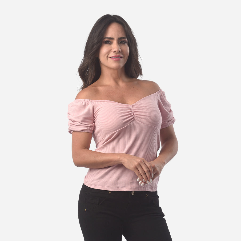 Polo Ethiopia Rib Manga Corta Mujer