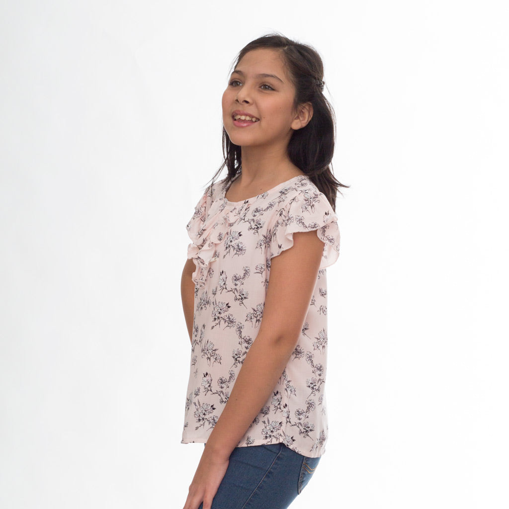 Blusa Essie Manga Corta Niña