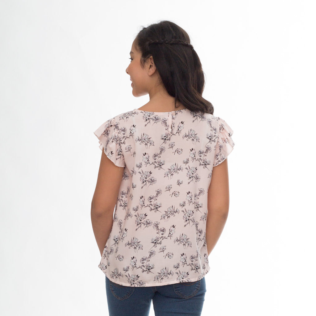 Blusa Essie Manga Corta Niña