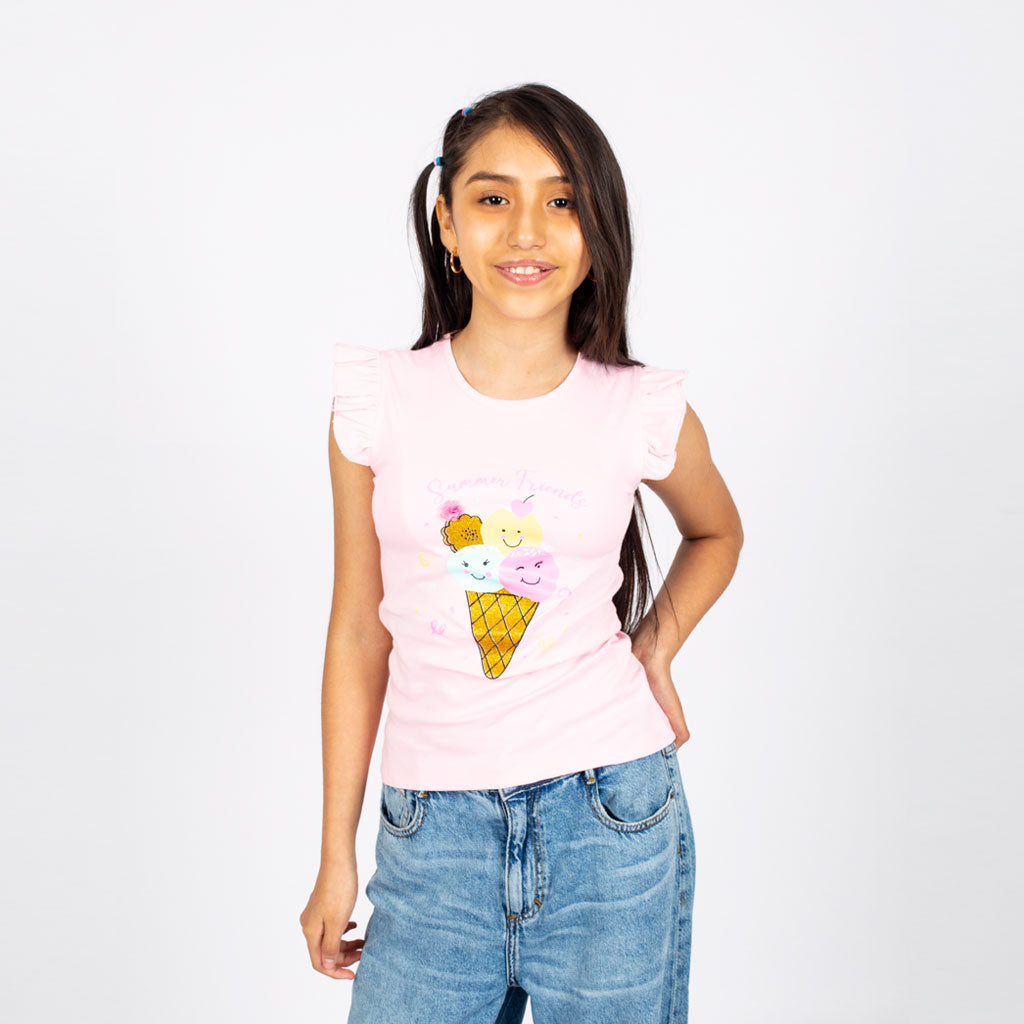 Polo Zaraith Manga Cero Niña