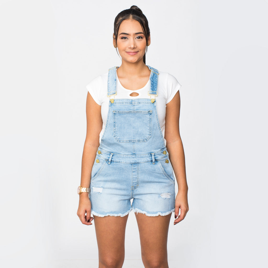 Overol Denim Confort Mujer - S/39.90