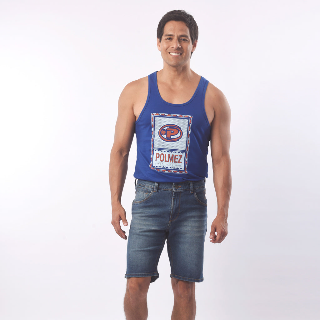 Bermuda Disick Denim Hombre