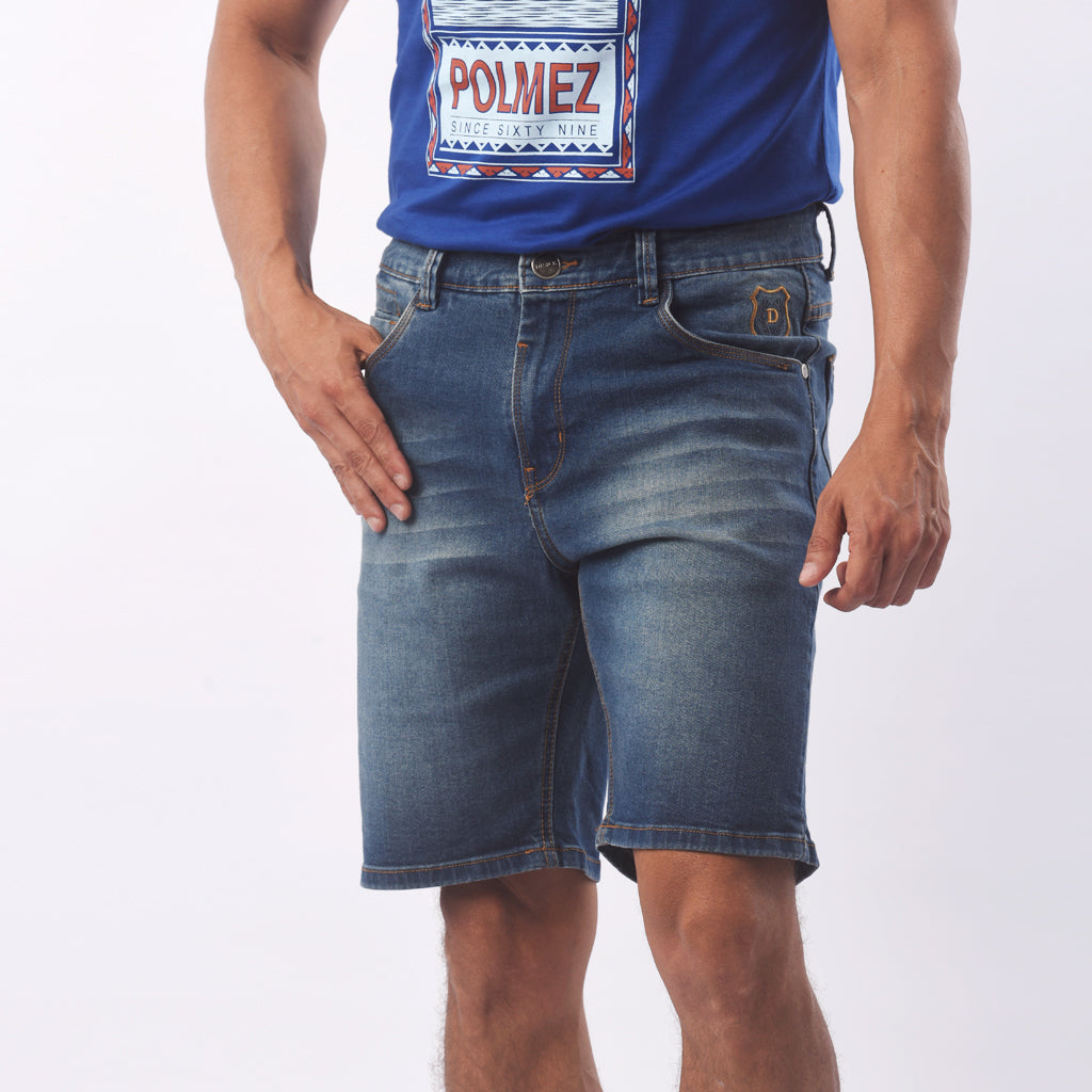 Bermuda Disick Denim Hombre