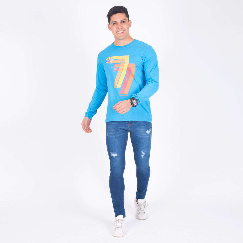 Pantalón Disick Denim Hombre