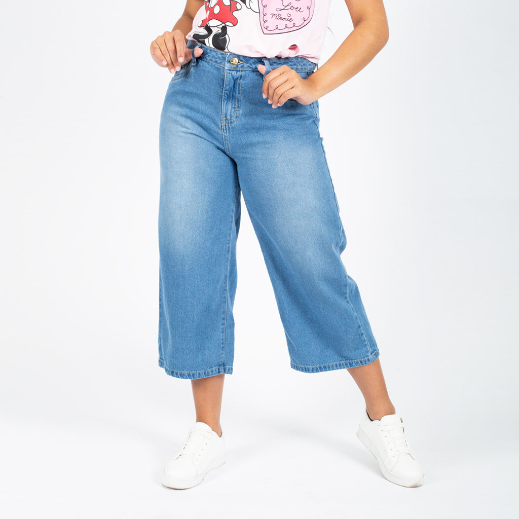 Pantalón Ethiopia Denim Rígido Mujer