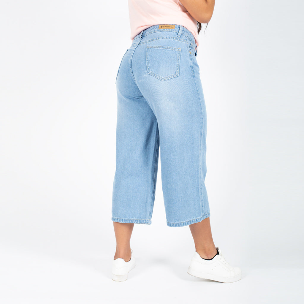 Pantalón Ethiopia Denim Rígido Mujer