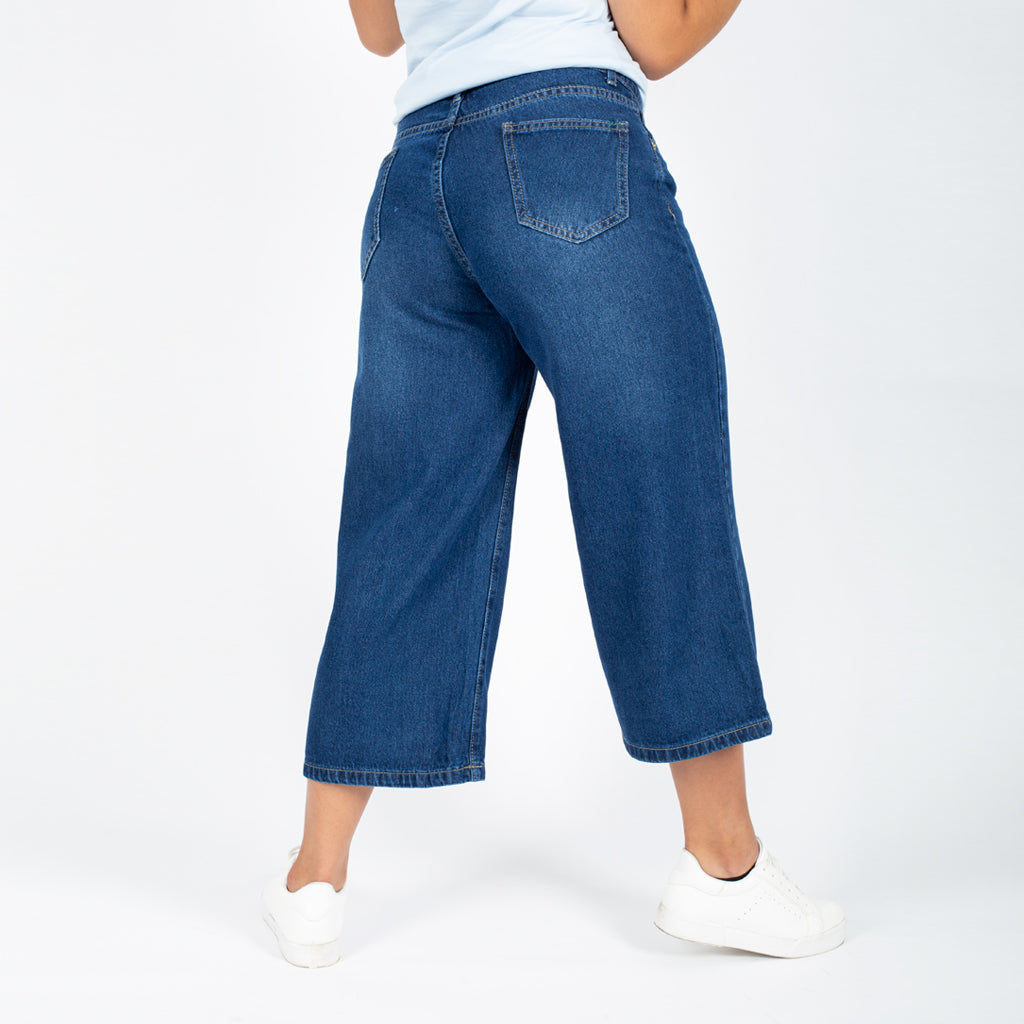 Pantalón Ethiopia Denim Rígido Mujer