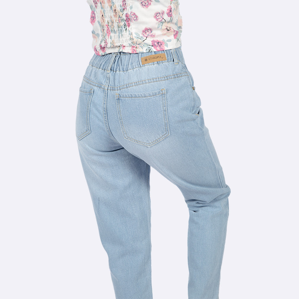 Pantalón Ethiopia Denim Rígido Mujer