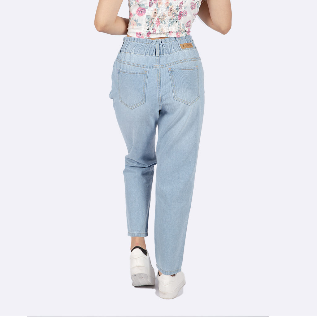 Pantalón Ethiopia Denim Rígido Mujer