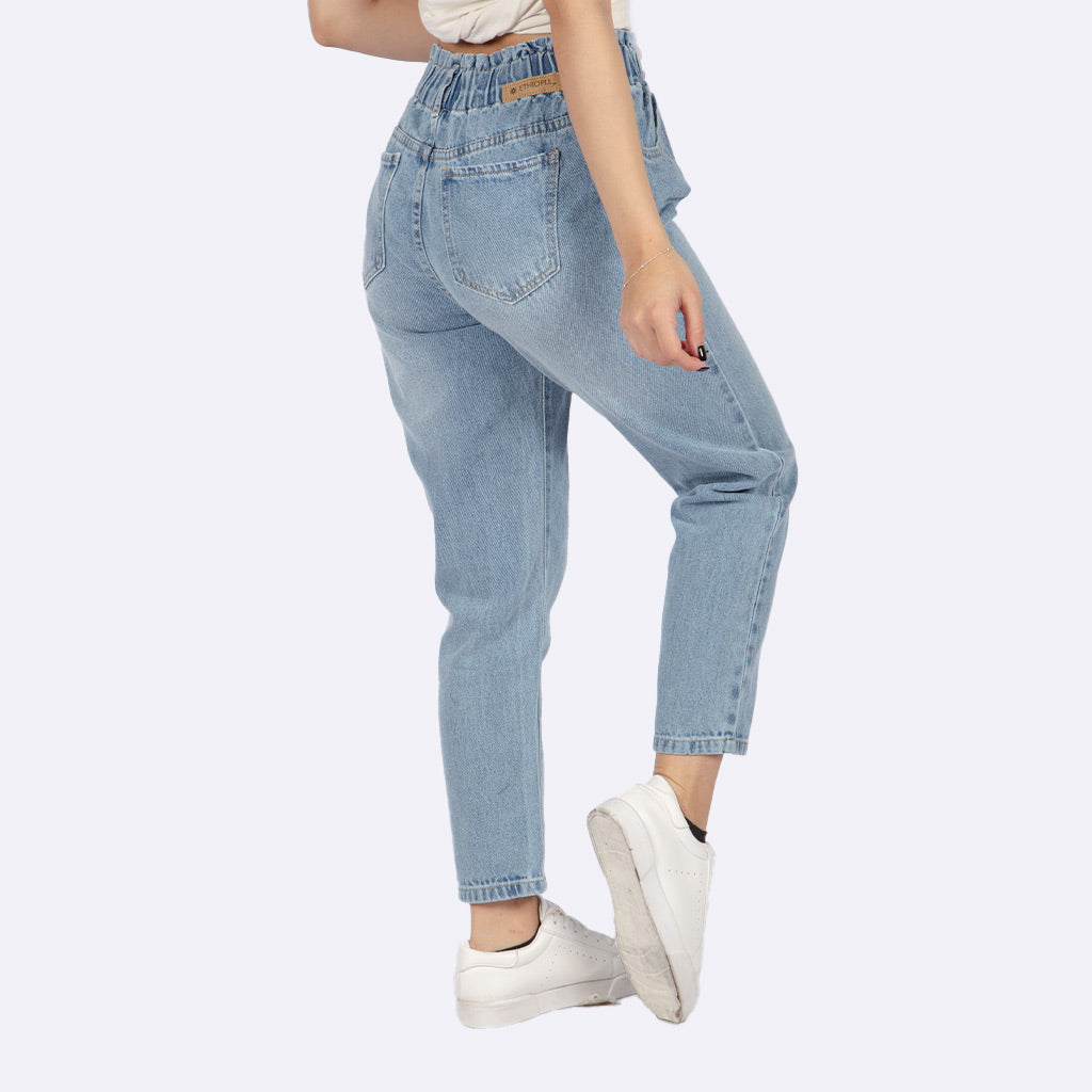 Pantalón Ethiopia Denim Rígido Mujer