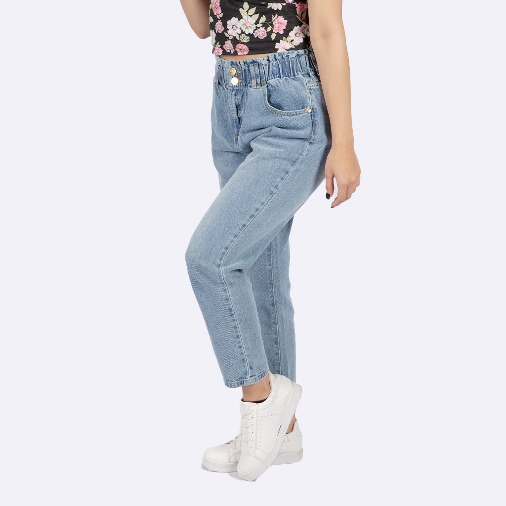 Pantalón Ethiopia Denim Rígido Mujer