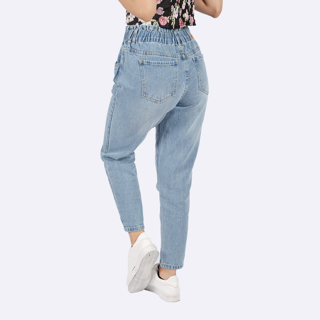 Pantalón Ethiopia Denim Rígido Mujer